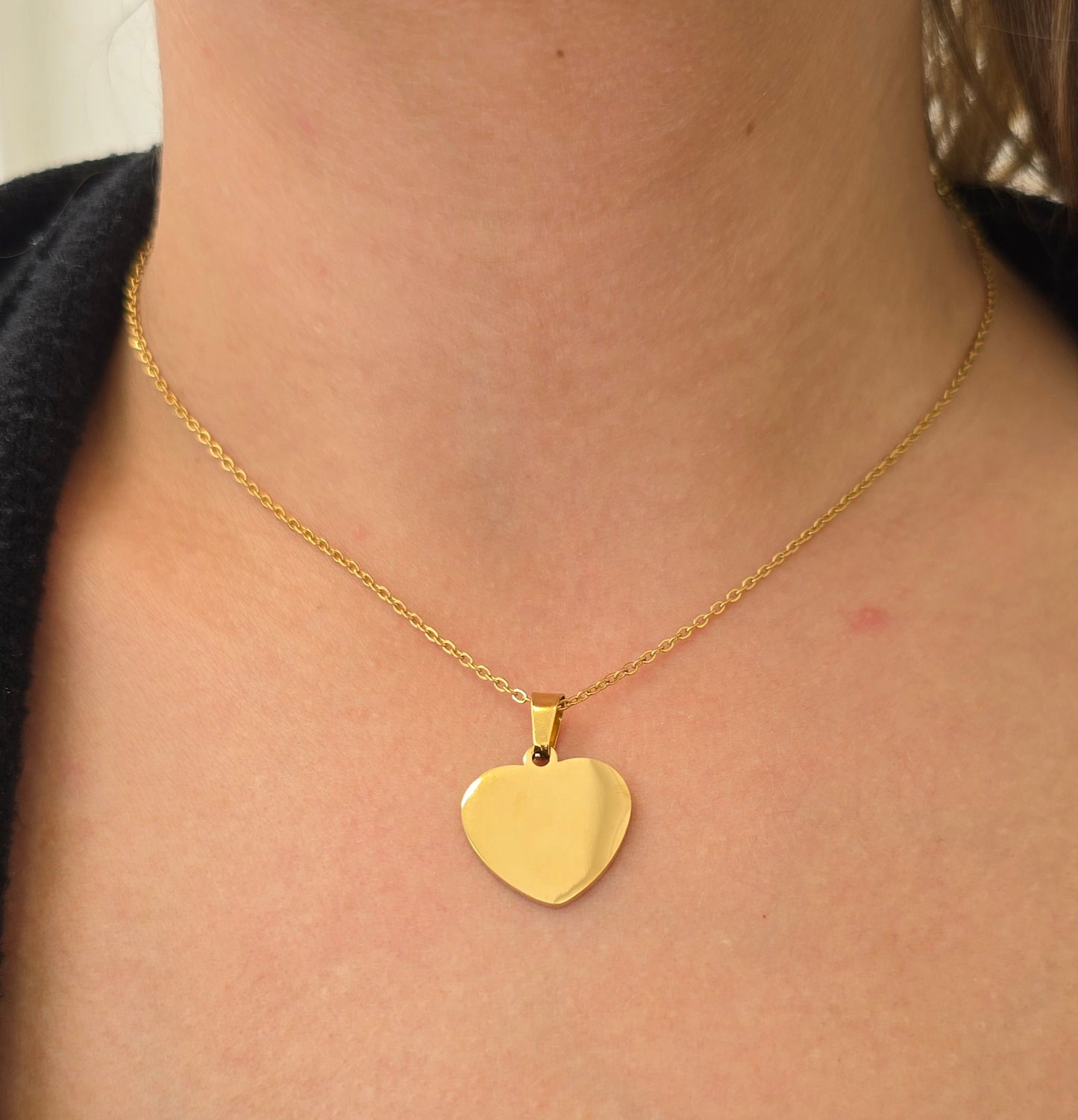 Personalisierte Gravur Foto Hals Kette