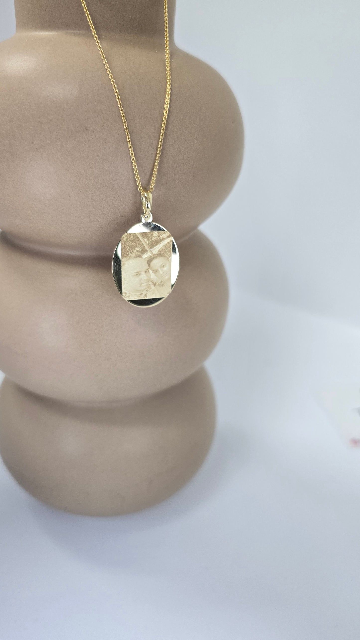 Personalisierte Gravur Foto Hals Kette