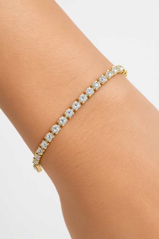 Tennisarmband mit Zirkonia